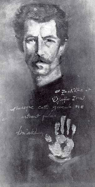 Autoportrait M'Hamed Issiakhem, Artiste Peintre