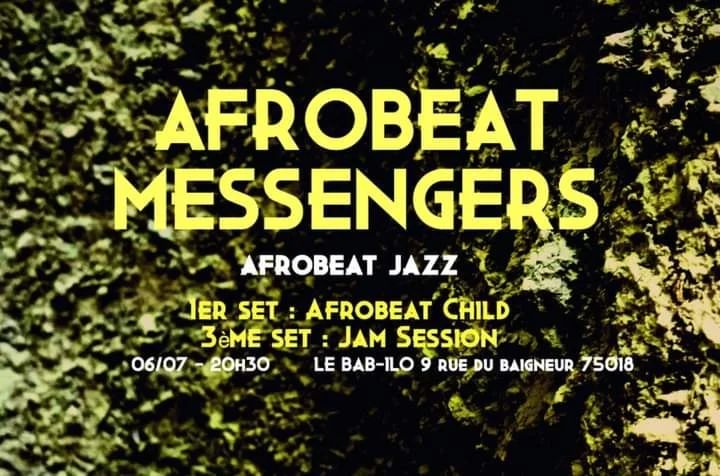 Photo affiche Affrobeat Messengers, concert Jazz au Bab-Ilo, le 6 Juillet 2023
